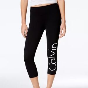 Calvin Klein Black Capri Leggings